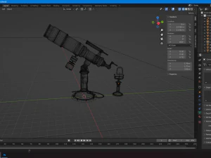 Telescope cool model 3D Model