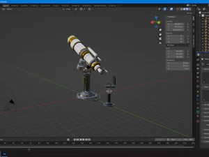 Telescope cool model 3D Model