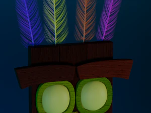 Mask Crash Bandicoot 3D Model