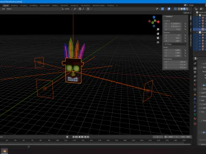 Mask Crash Bandicoot 3D Model