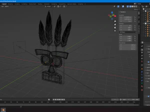 Mask Crash Bandicoot 3D Model