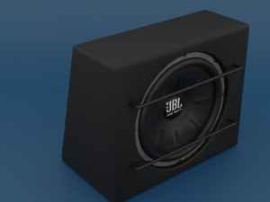 Subufer auto 3D Модель