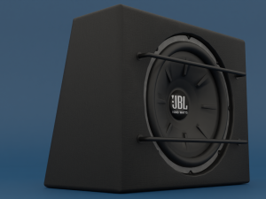 Subufer auto Model 3D