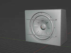 Subwoofer automatico Modello 3D