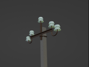 Electric pole Modèle 3D