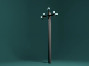 Electric pole 3D Model