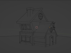 Lowpoly hause 3D 모델