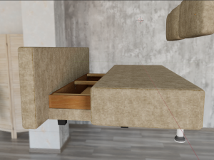 Sofa bed Parma 80327288 3D Model