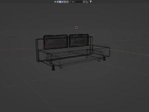 Sofa bed Parma 80327288 3D Model