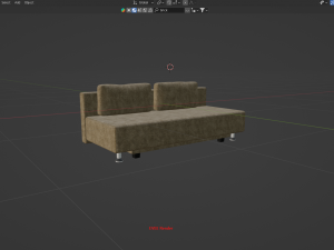 Sofa bed Parma 80327288 3D Model