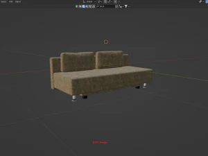 Sofa bed Parma 80327288 3D Model