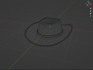 Leather hat 3D Model