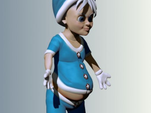 gnome kid 3D 模型