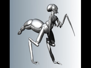 insect monster 3d printing model Model do druku 3D