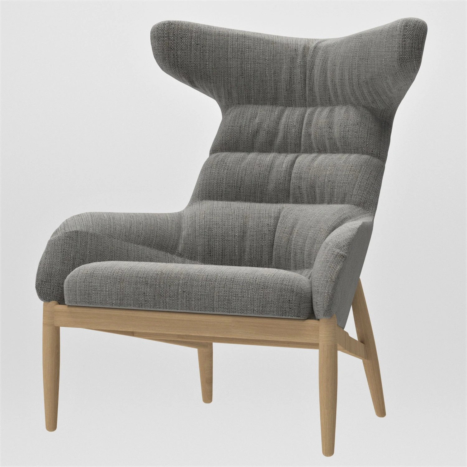 Armchair soft chair 3D Model .c4d .max .obj .3ds .fbx .stl .blend 