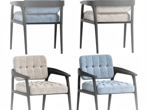 TrussardiArmchairCasaCasiliaLoungeArmchair 3D Model