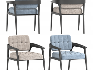 TrussardiArmchairCasaCasiliaLoungeArmchair 3D 模型