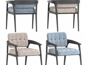 TrussardiArmchairCasaCasiliaLoungeArmchair 3D Model