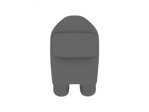 personaje amongus Modello 3D
