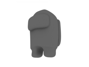 personaje amongus Modello 3D