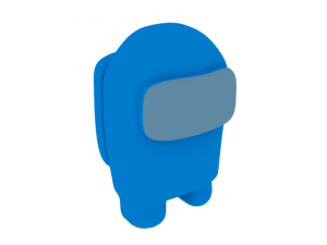 personaje amongus Modello 3D