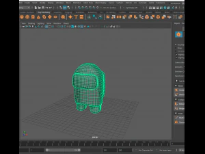 personaje amongus 3D Model