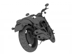 motocicleta Modelo 3D