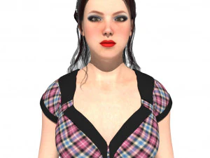 Personagem feminina Modelo 3D