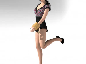 Female character 3D Model