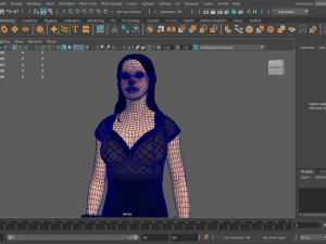 Female character 3D Model