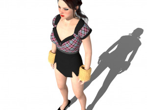 Female character 3D Модель