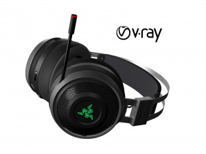 headphones razer nari ultimate Modello 3D