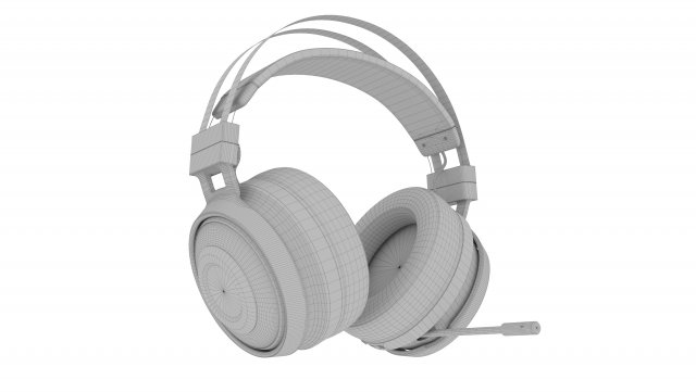 headphones razer nari ultimate 3D Model in Audio 3DExport