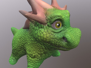 Little dragon 3D मॉडल