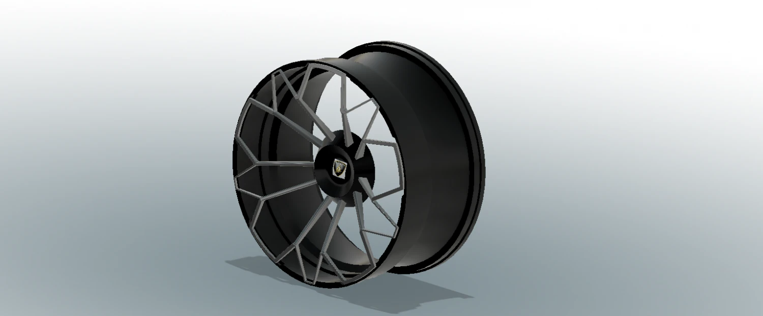 laborghini wheel rim 3D Model .c4d .max .obj .3ds .fbx .stl .blend 