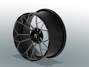 laborghini wheel rim 3D Model