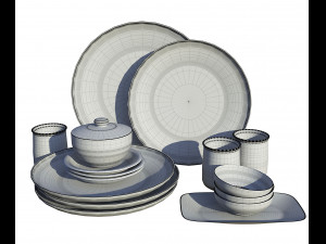 dinnerware 3Dモデル