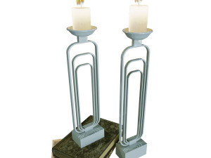 cosme candlesticks Modelo 3D