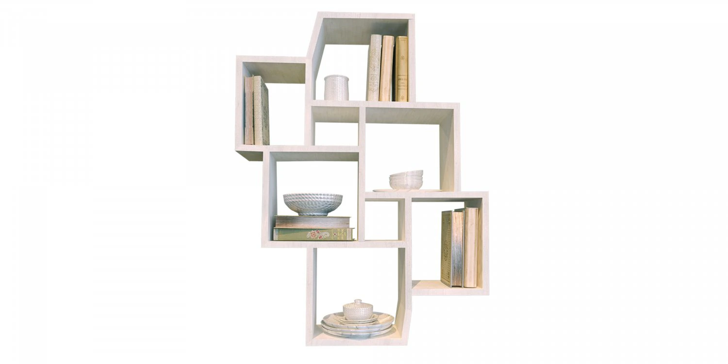 WALL SHELF DECOR SET 3D Model .c4d .max .obj .3ds .fbx .stl .blend 