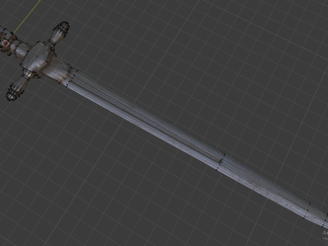 stilletto misericorde 3D 模型