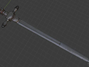 stilletto misericorde 3D Model