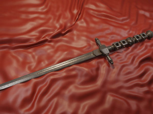 stilletto misericorde 3D 模型