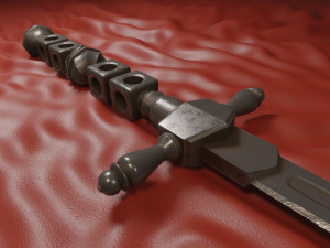 stilletto misericorde 3D 模型
