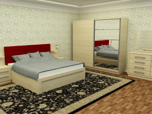 bedroom furniture 3D Model
