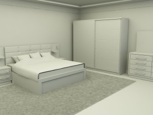 bedroom furniture 3D Model
