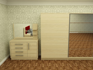 bedroom furniture 3D Model