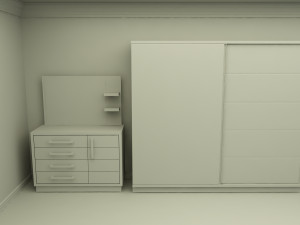 bedroom furniture 3D Model