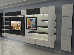 furniture for the hall living room furniture 3D Model