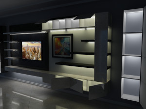 furniture for the hall living room furniture 3D Model