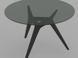 Glass table 3D Модель